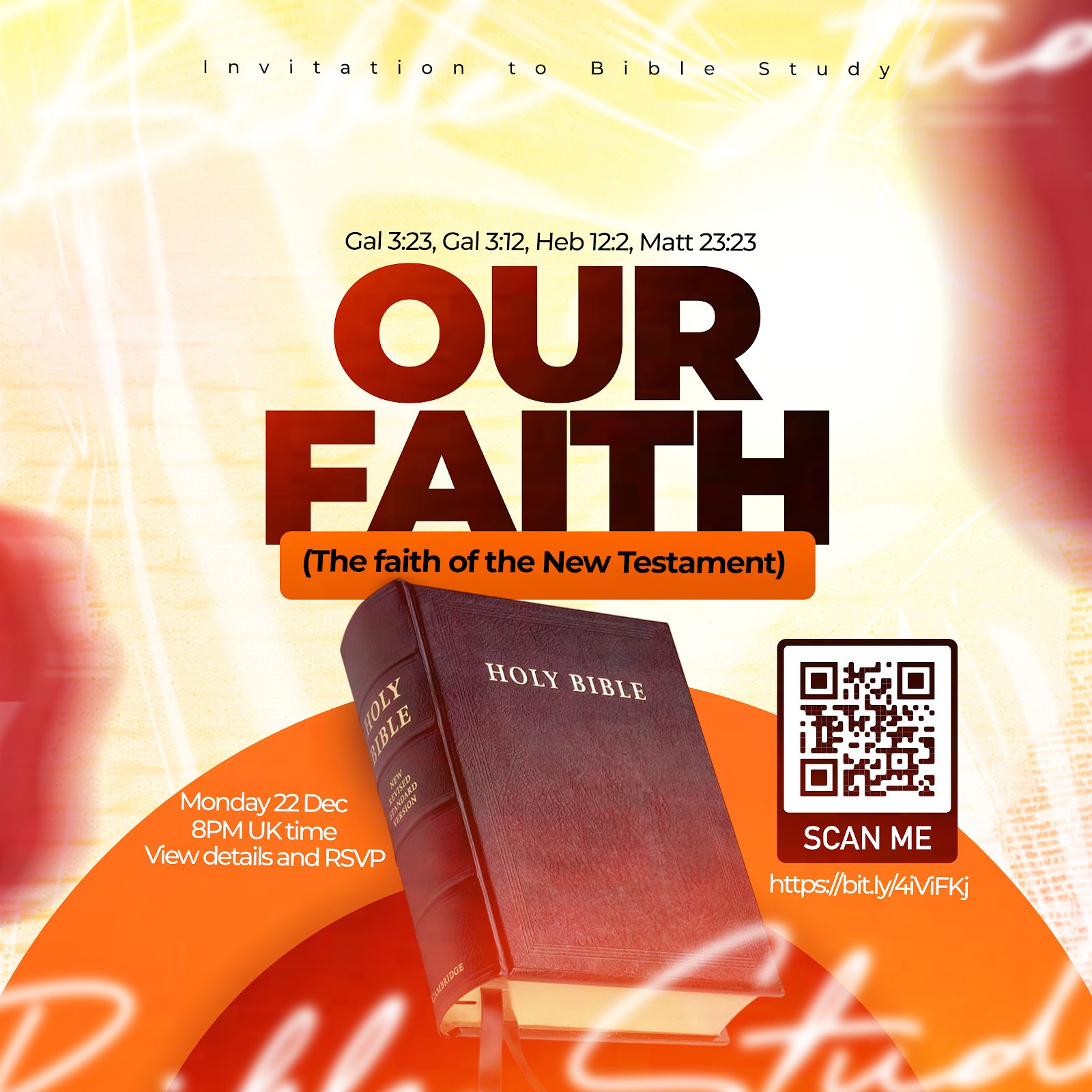 Bible study campaign design